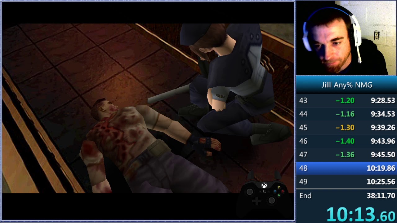 Resident Evil 1 (Former World Record) Speedrun - Jill Any% NMG - 38:09