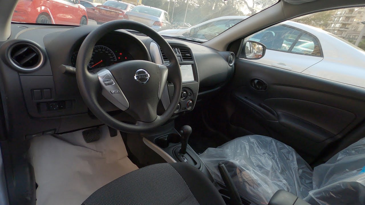 Nissan Sunny 2023 Midline Silver ASMR интерьер днем и ночью обзор