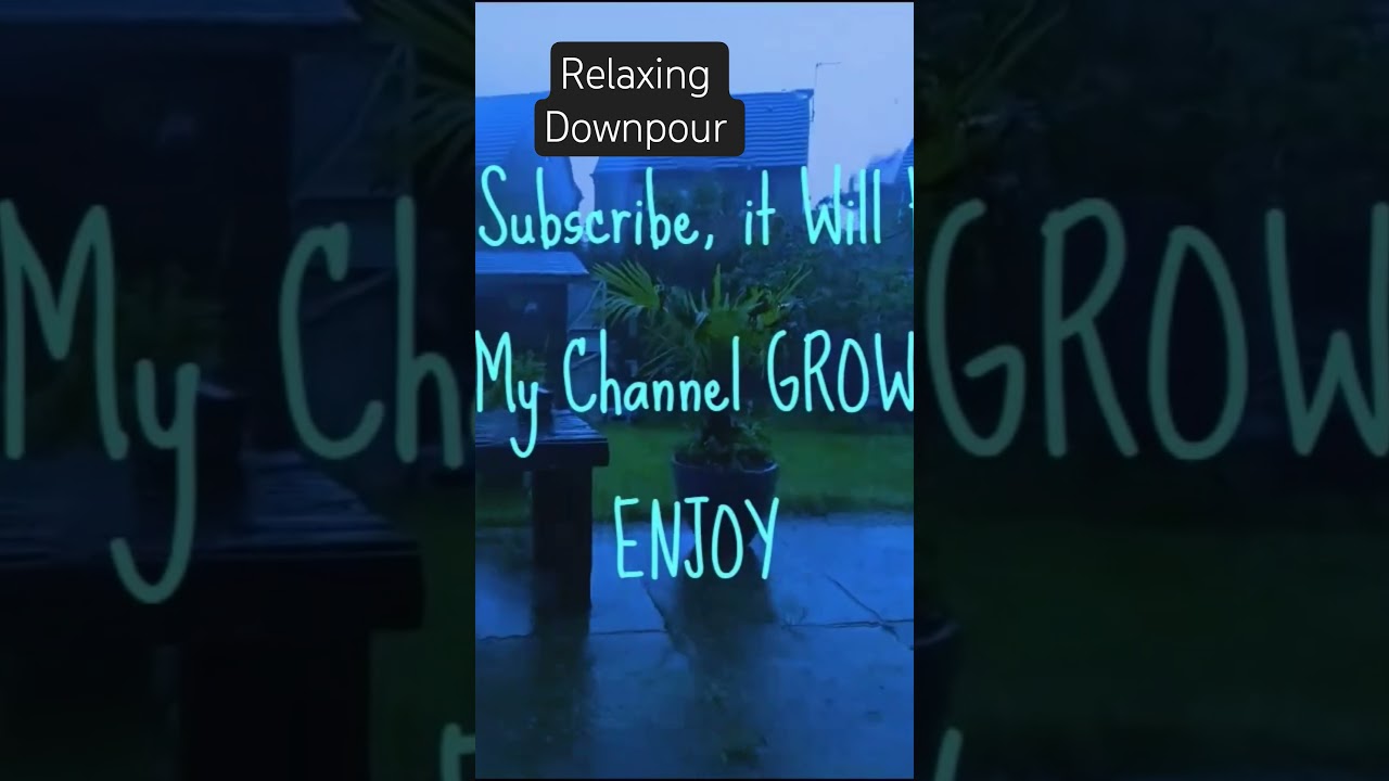 Relaxing sounds. 