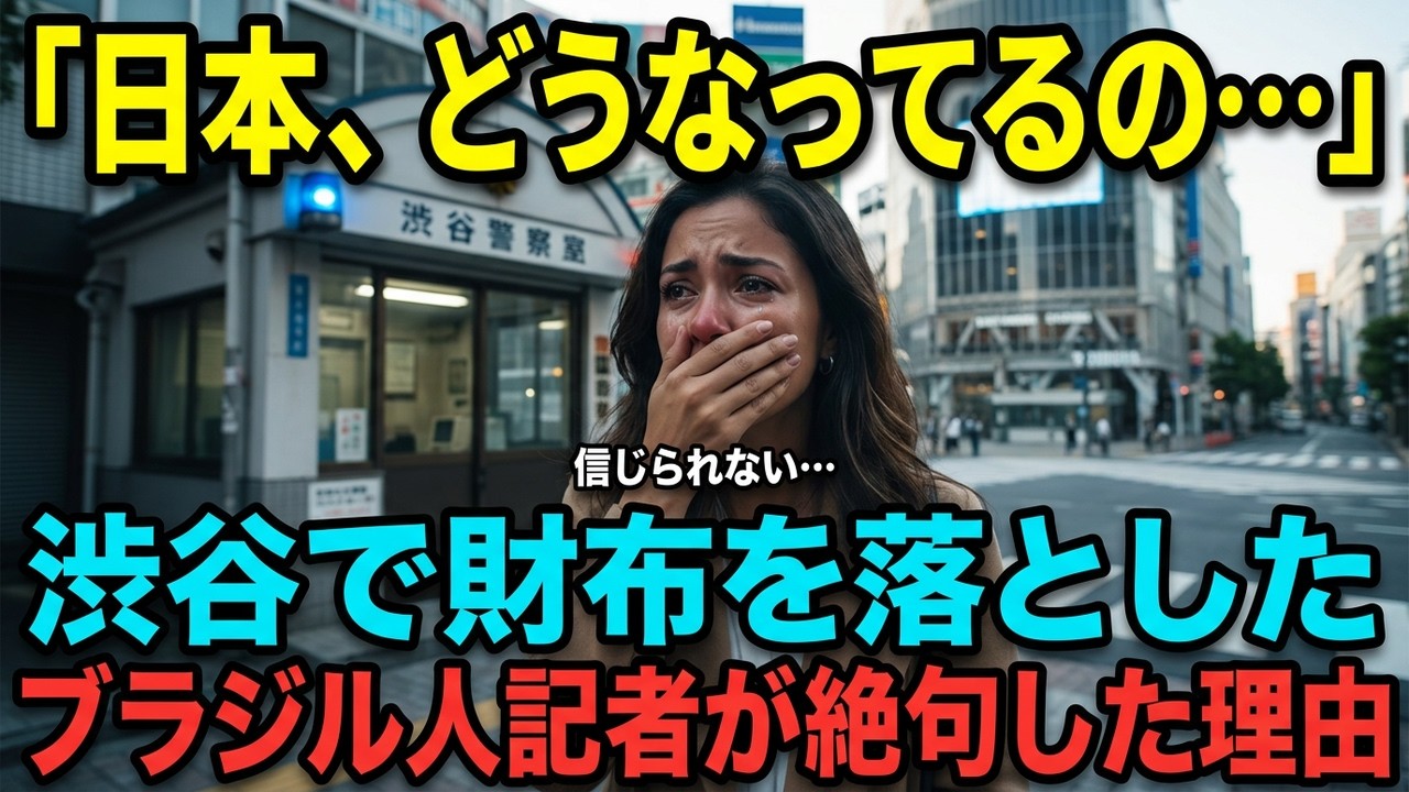 【海外の反応】「日本だけがおかしい」世界中の常識が通じなかった渋谷の落とし物事件に世界が号泣した本当の理由