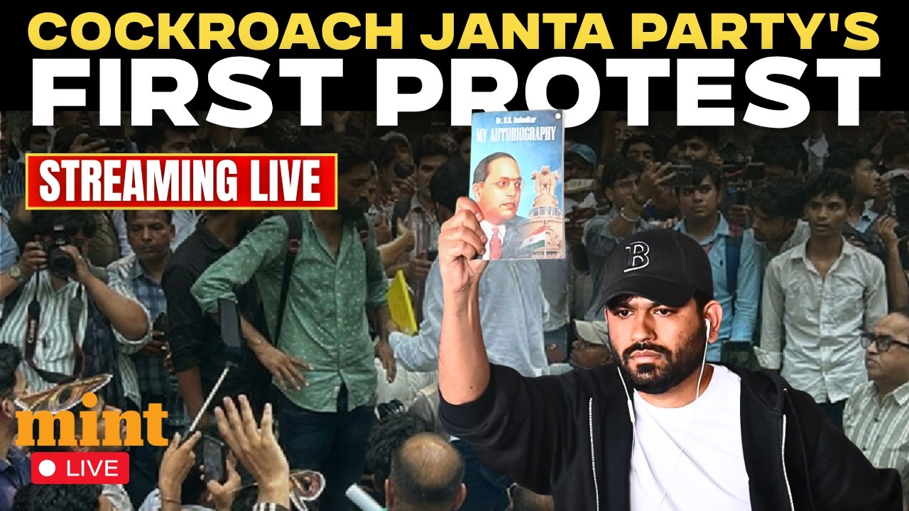 CJP Protests LIVE: Cockroach Janta Party's First Protest LIVE | Abhijeet Dipke Reaches Jantar Mantar