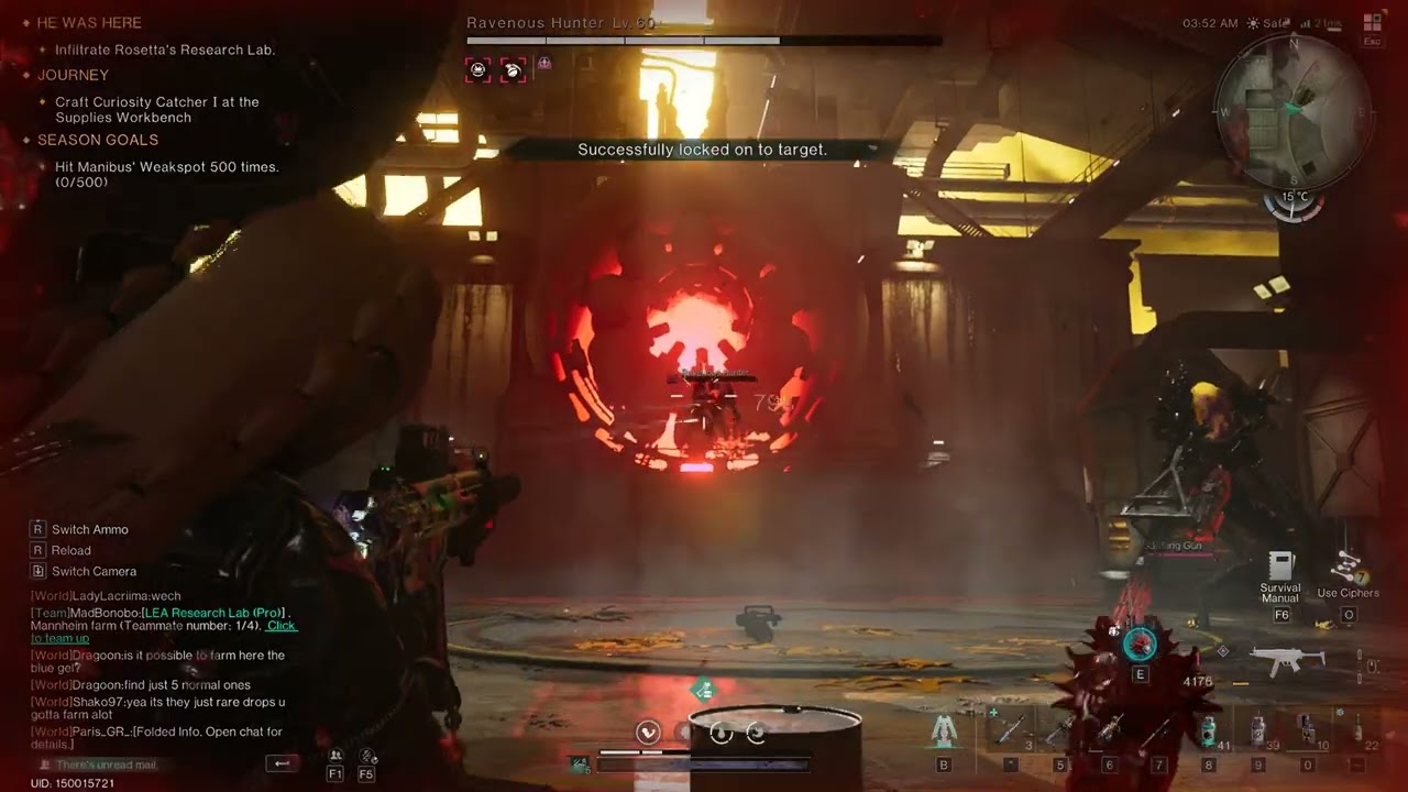 Once Human - Taking out Ravenous Hunter Pro with Primal Rage MPS5 (2mins 39s)