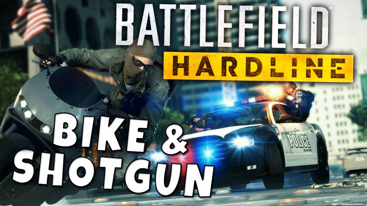 Battlefield 4 Hardline - Bike & Shotgun - Quick Gameplay