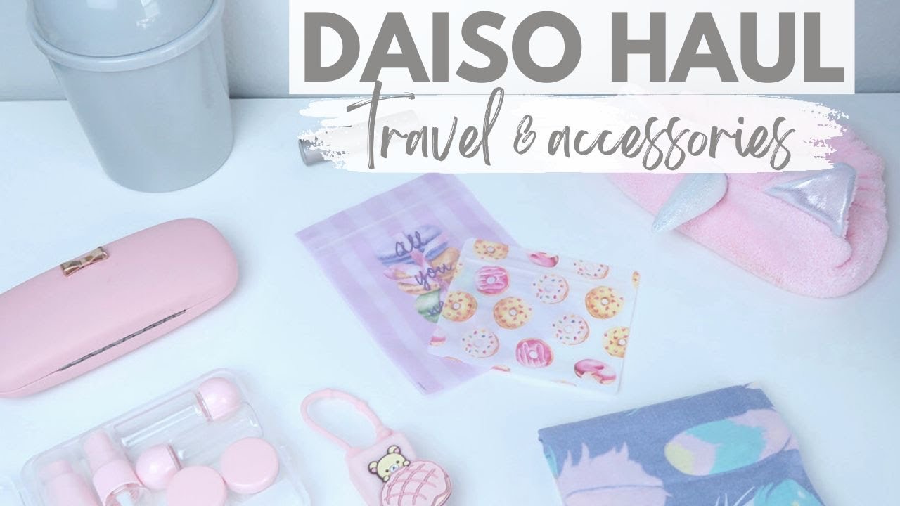 Daiso Haul 2022 | Travel & Accessories | Japanese Dollar Tree