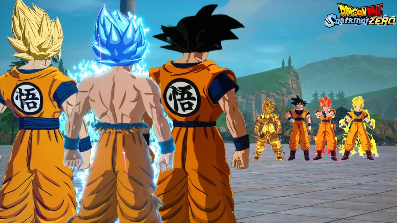 Goku CC Vs Goku Frontiers Form! Dragon Ball Sparking Zero