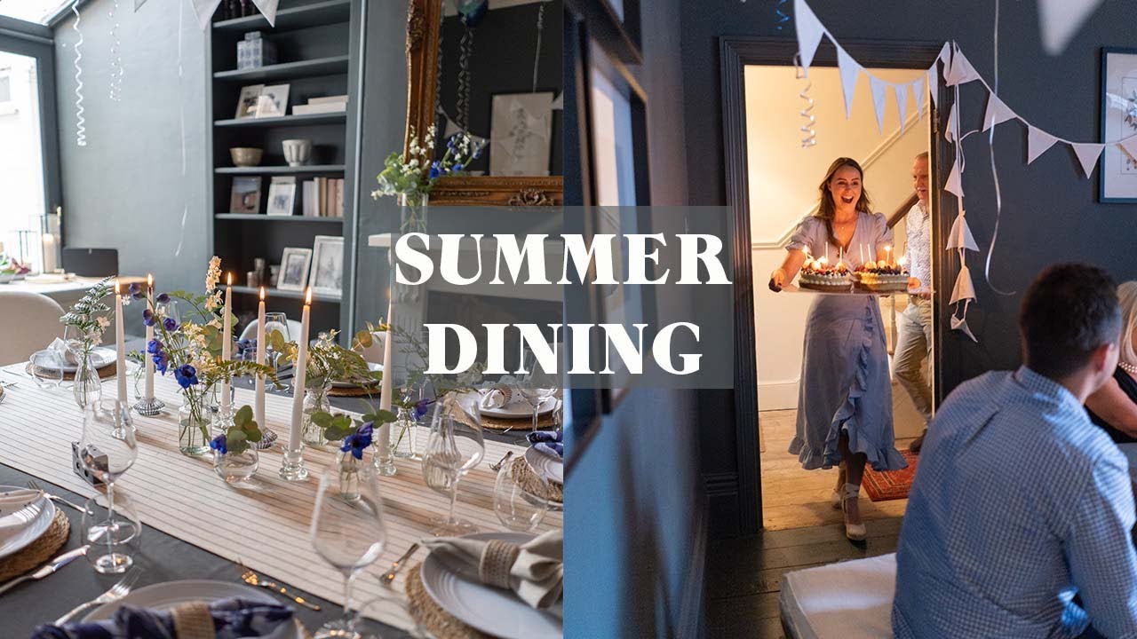 SUMMER DINNER PARTY IN OUR DINING ROOM | Laura Melhuish-Sprague