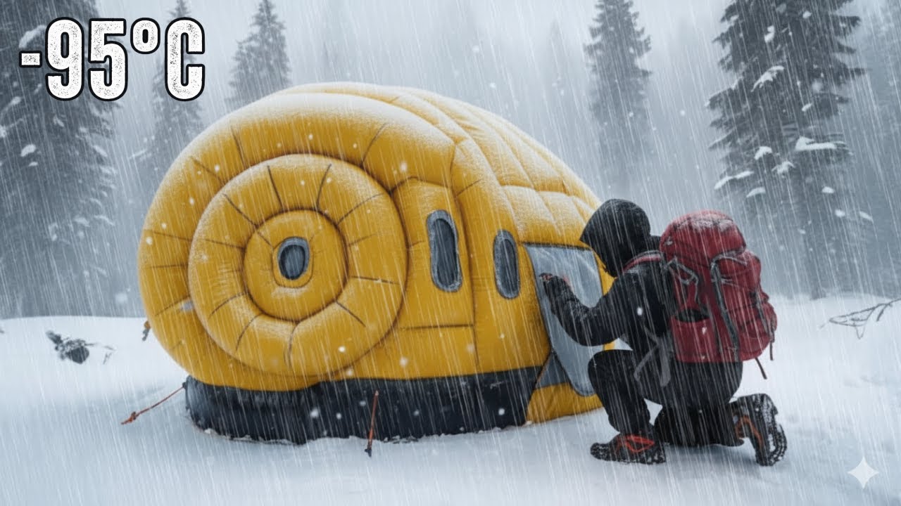 Surviving a  -95°C Night | No Tent & No Sleeping Bag