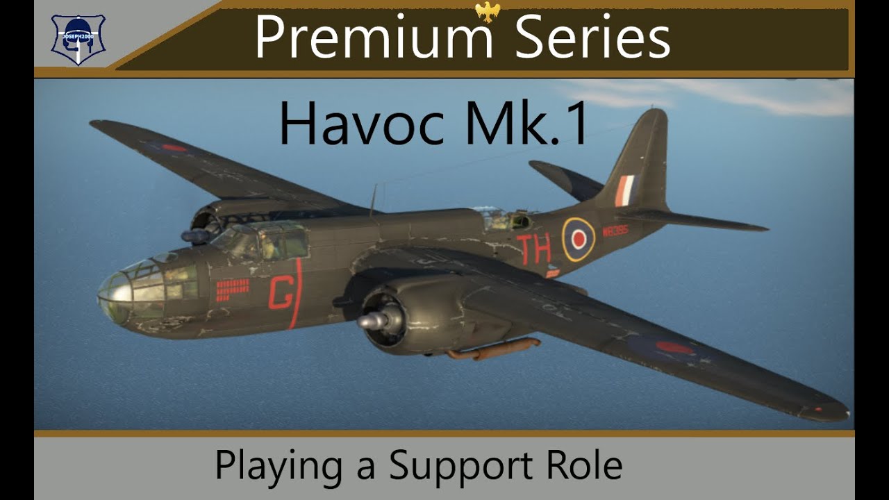 War Thunder: Premium Series. Havoc Mk 1. Supporting in an uptier!
