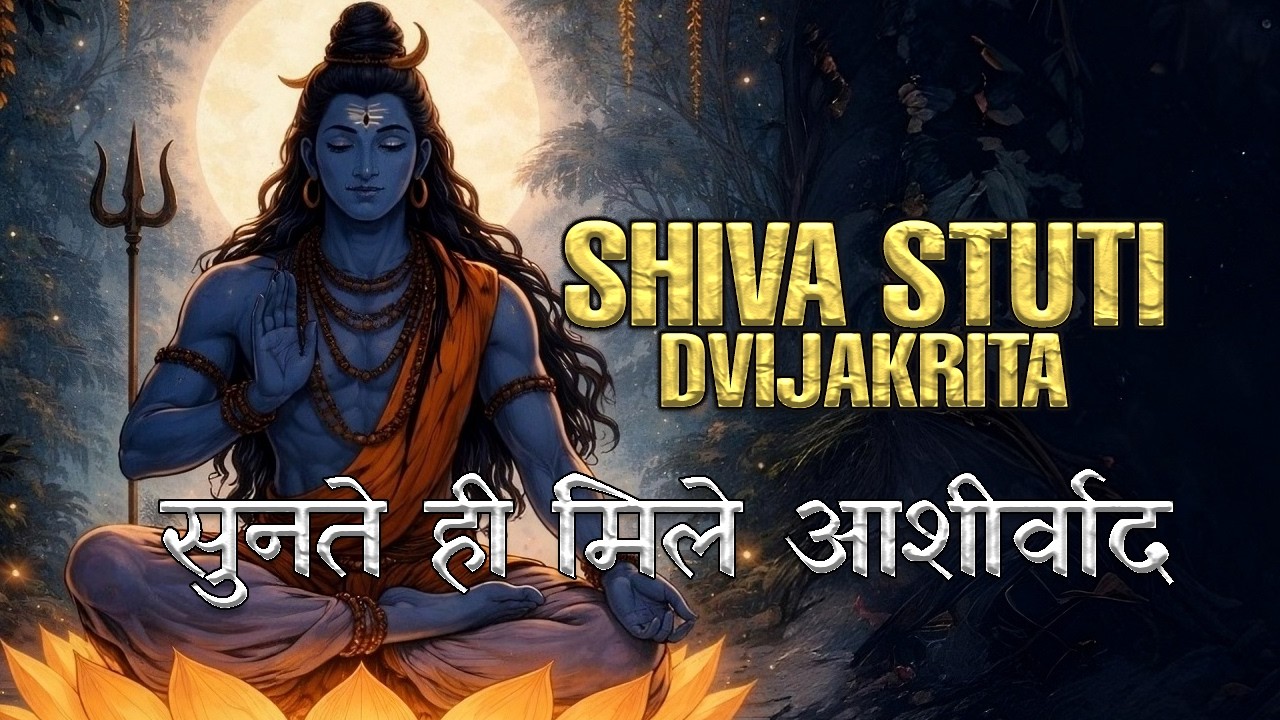 Listen Daily for Blessings | Dvijakrita Shiva Stuti | Mahadev Prayer