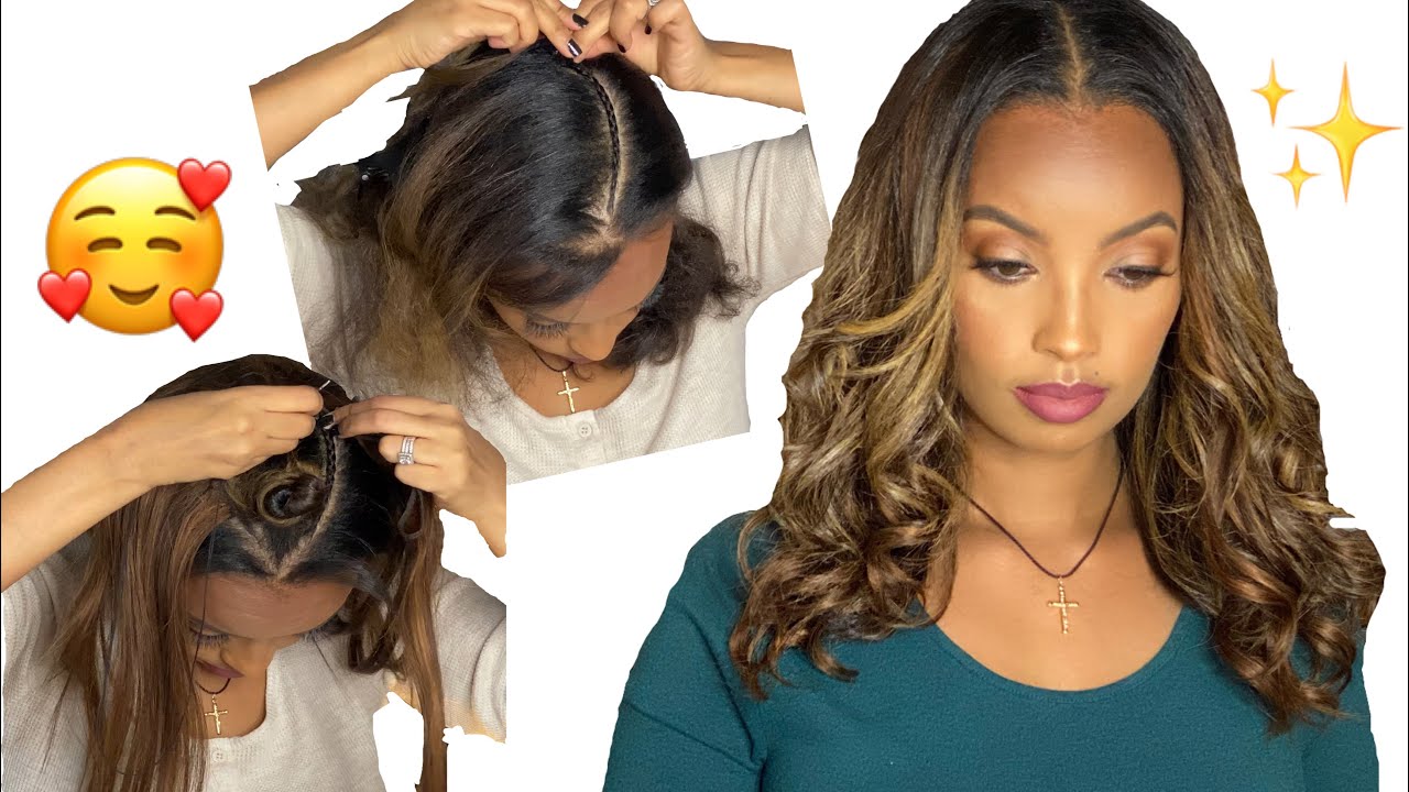 በአንድ ነጠላ መስመር ሹሩባ ላይ በዊግ አሰፋፍ || SEW IN INDIVIDUAL ROW EXTENSION WITH BRAID || QUEEN ZAII