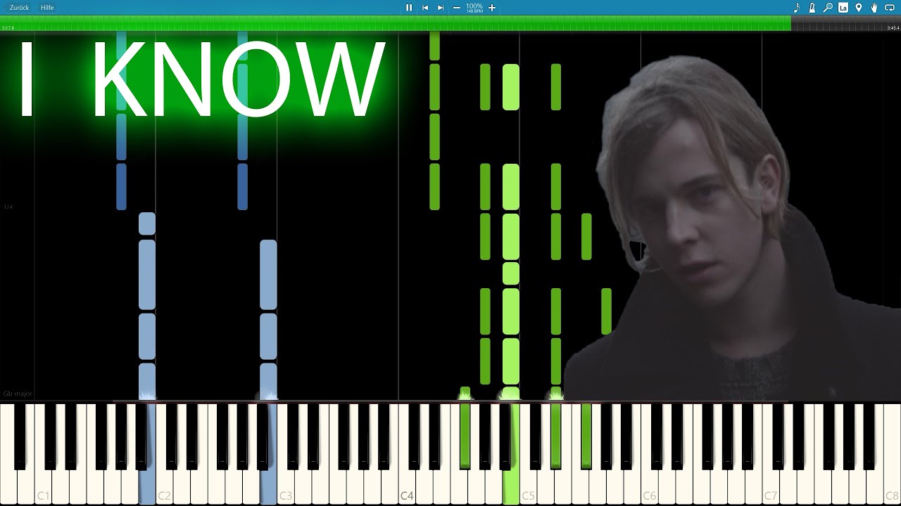 Tom Odell - I know Synthesia Tutorial |#SHEET Download