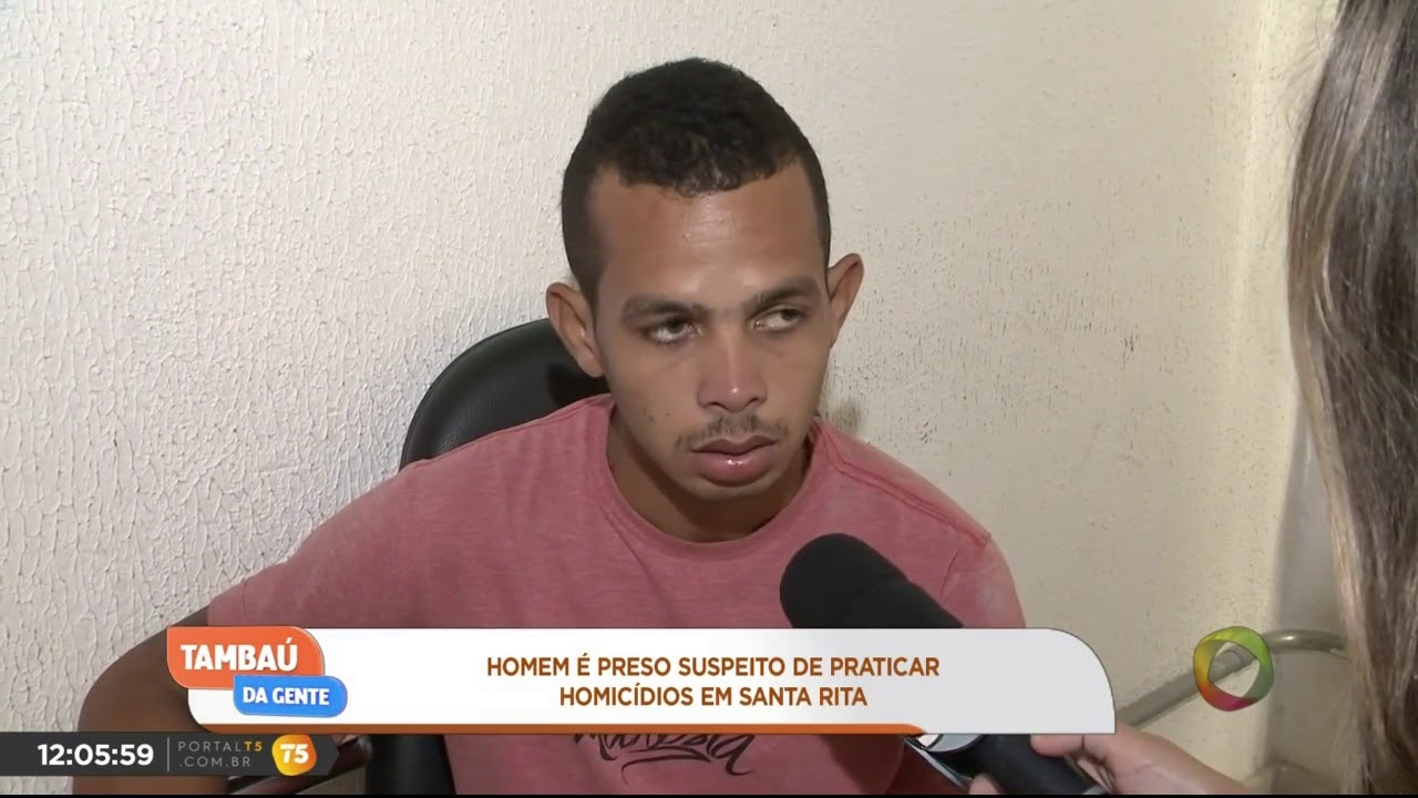 Tambaú da Gente - Homem é preso suspeito de praticar vários homicídios em Santa Rita