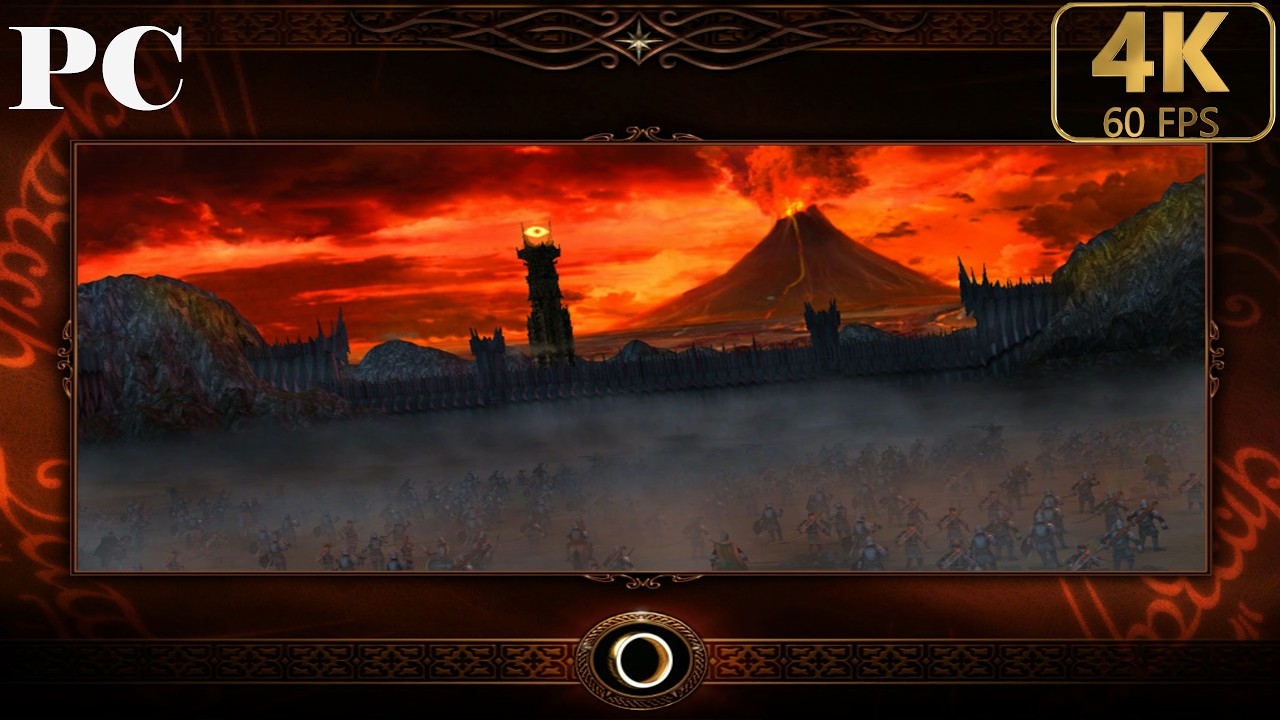 THE LORD OF THE RINGS BATTLE FOR MIDDLE EARTH [2004] (PC) [4K60FPS] GOOD CAMPAIGN {ENDING}