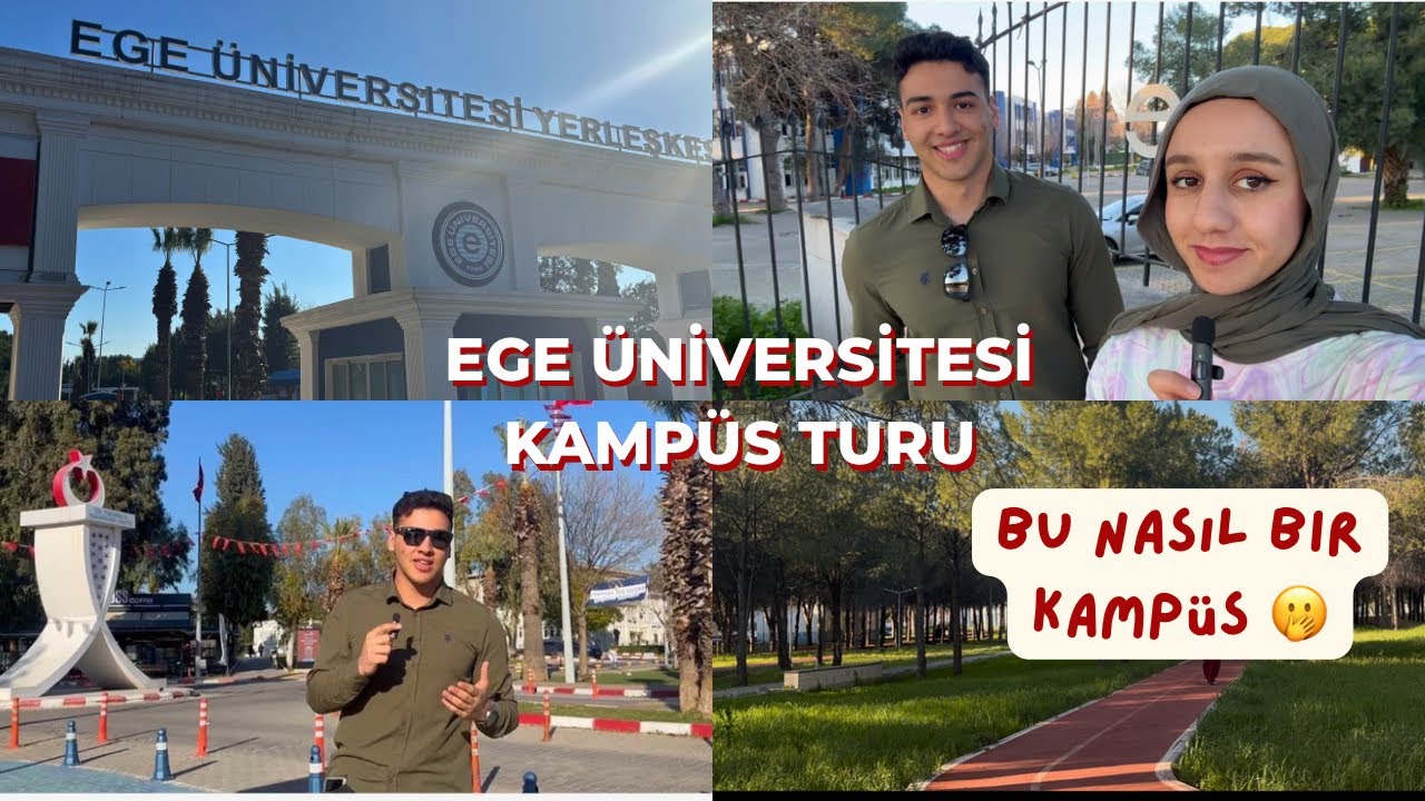 EGE ÜNİVERSİTESİ KAMPÜS VLOG! Kyk yurtlarının konumu nerde? #keşfet#üniversite#ege#izmir