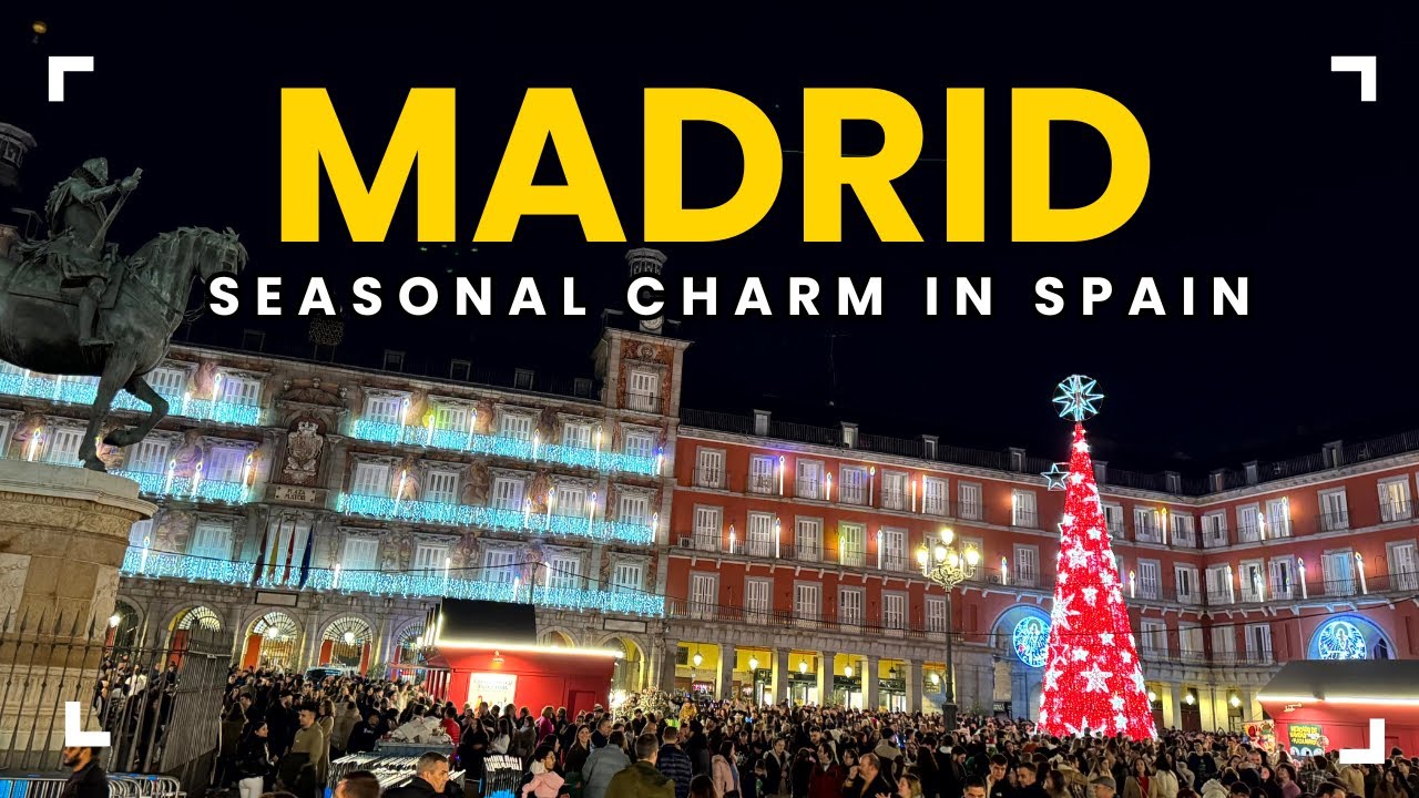 Magical Madrid: Christmas Market at Plaza Mayor & Mercado de San Miguel