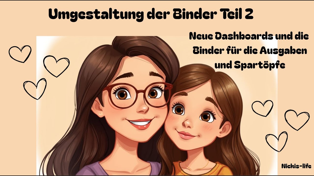 💖 Umgestaltung Binder Teil 2 💖 neue Dashboards, Binder f&uuml;r Ausgaben u. Spart&ouml;pfe