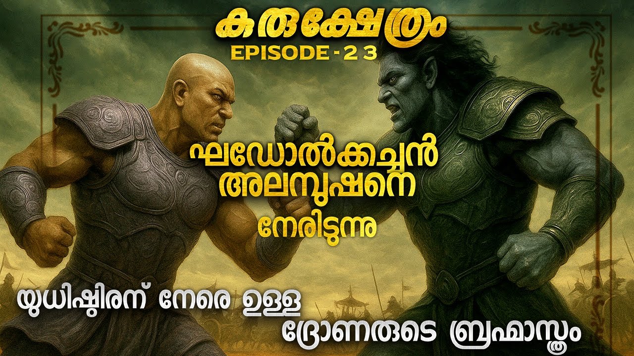 ഘഡോൽകച്ചൻ അലമ്പുഷൻ്റെ അമാനുഷിക പോരാട്ടം | MAHABHARATA YUDHAM | KURUKSHETHRAM DAY 14 PART 3