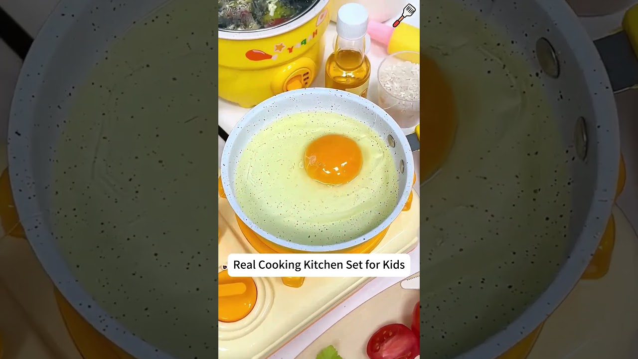 From Toy Food to REAL Cooking:How This Kitchen Set Boosted My Child&rsquo;s Confidence!✨#toys #kids
