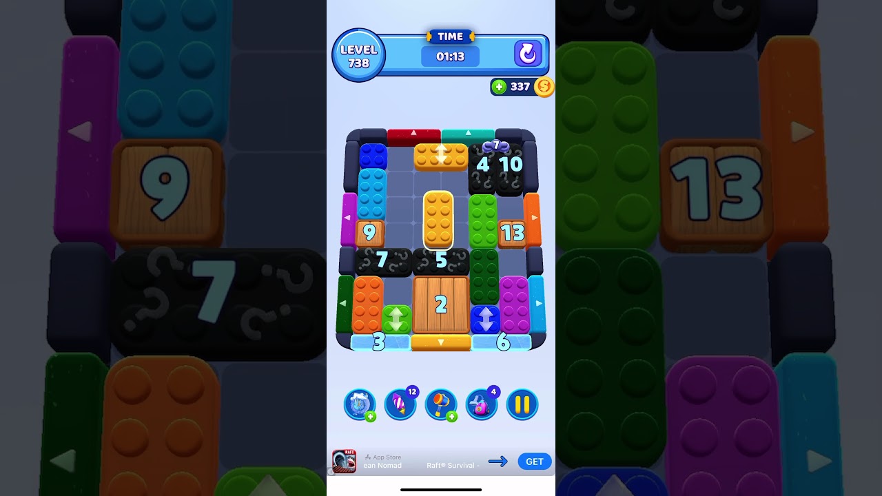 Color block jam 738 walkthrough #colorblockjam #games #colorblockjamgame #colorjam #colorjamgame