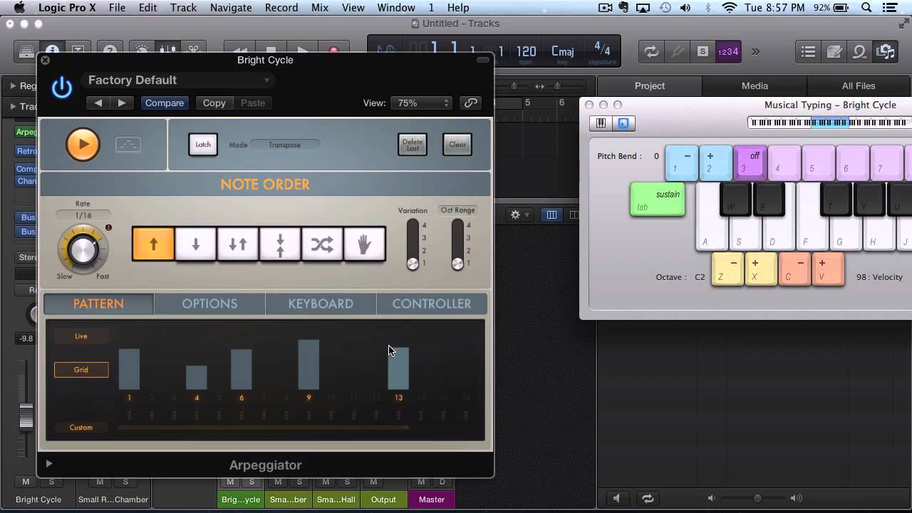 Logic Pro X - First Impressions - Retro Synth - Chord Trigger MIDI Insert FX