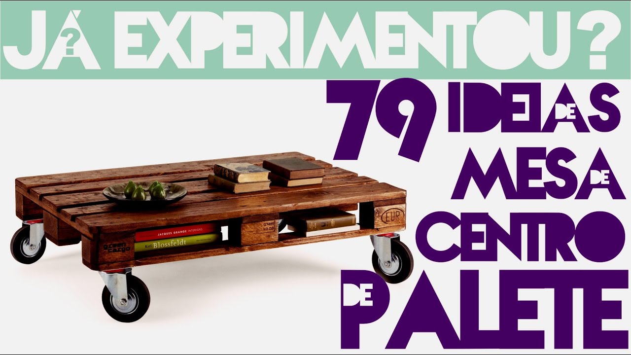 🔴 79 ideias de mesa de centro de palete 💡👨‍🔧