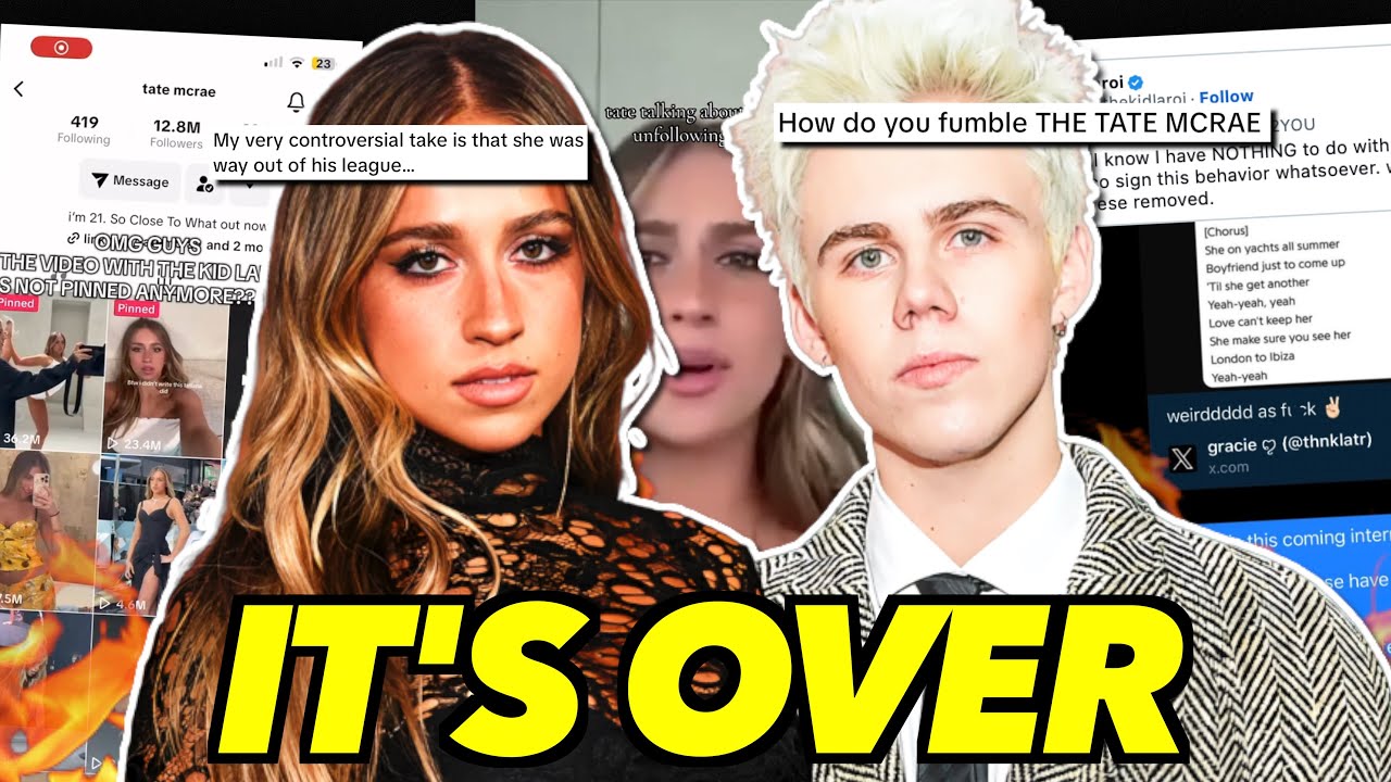 TATE MCRAE & KID LAROI BROKE UP (SO MESSY)