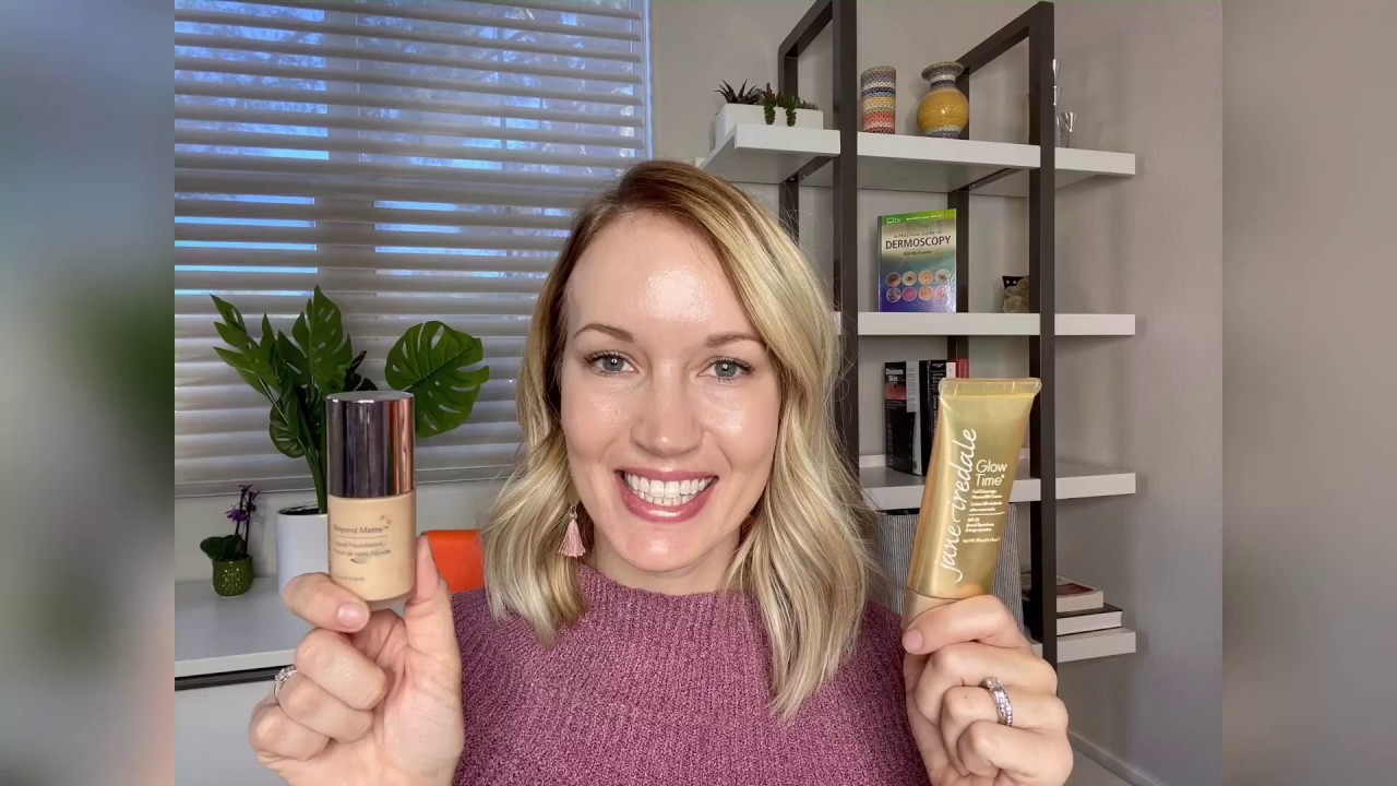 Jane Iredale Glow Time BB cream vs Beyond Matte