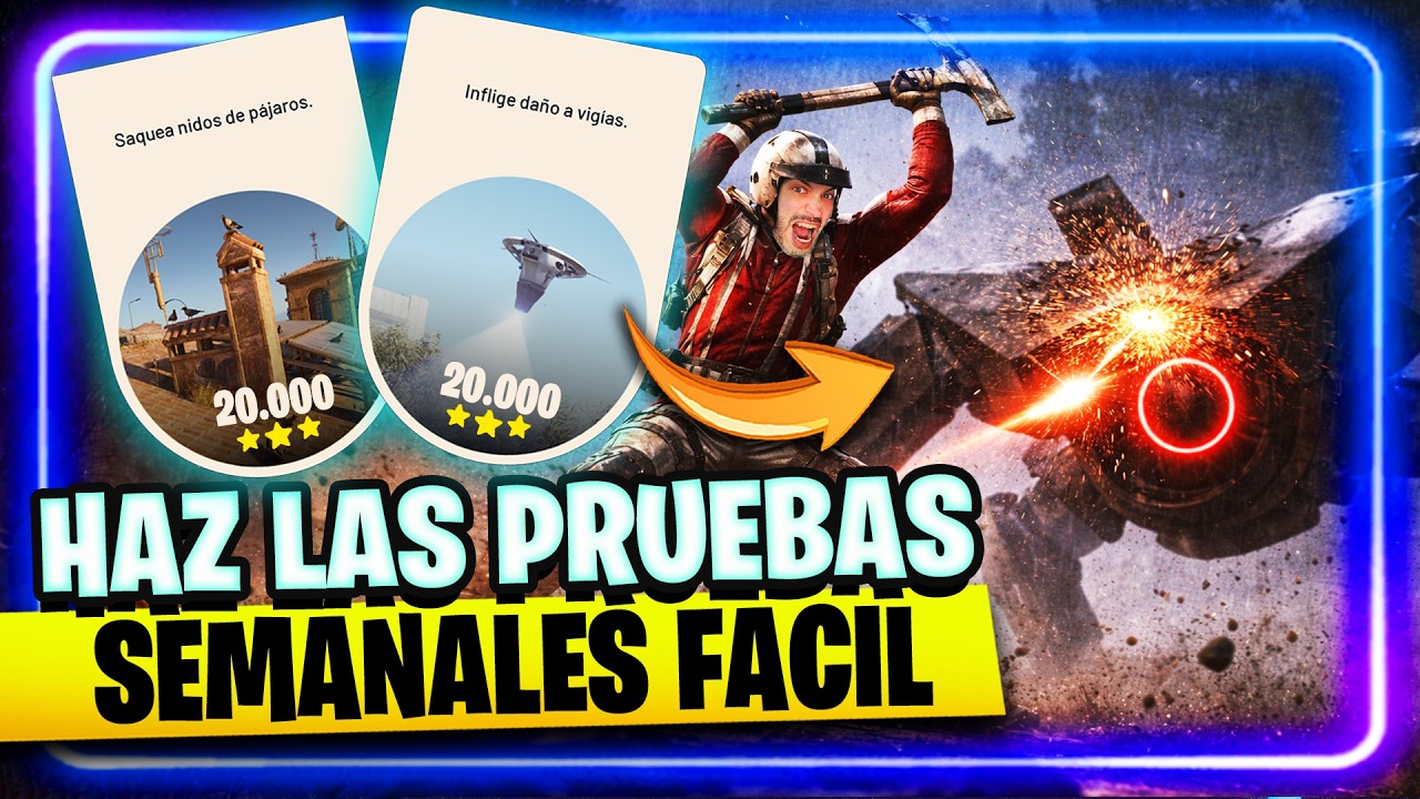 ⭐ CONSIGUE 3 ESTRELLAS FÁCIL en las PRUEBAS SEMANALES 2 de MARZO  de ARC Raiders*TIPS y CONSEJOS*