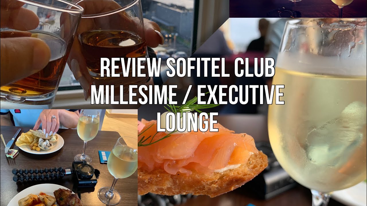 Review of the Sofitel hotel with Club Millesime Lounge and Runway View August 2019