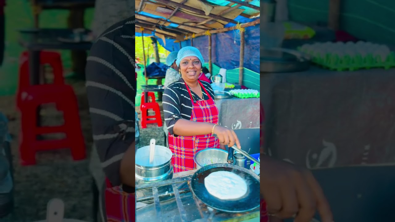 ചേച്ചി ഒറ്റ നിൽപ്പിൽ 500 ദോശ വരെ ചുടും കുഞ്ഞയുടെ കടയാ ഇത് | Street Food Kerala | Dosa Kerala Style