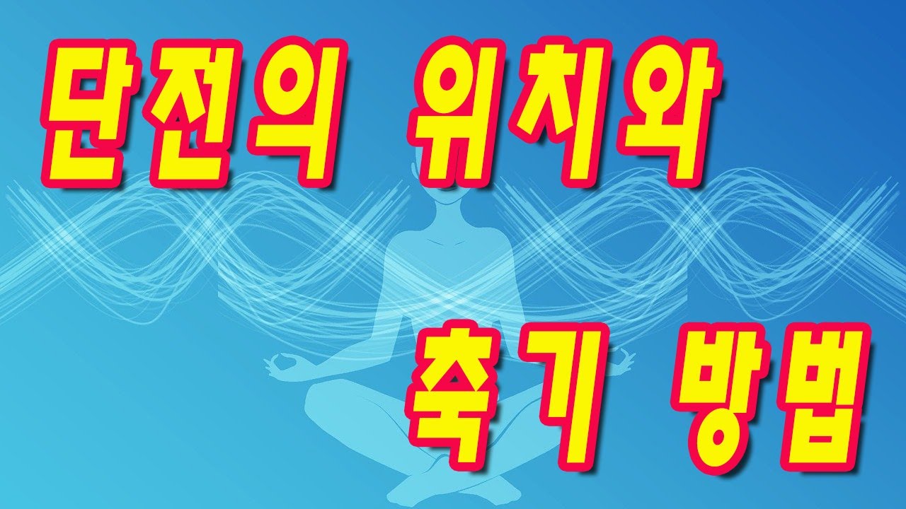 단전호흡-단전의 위치와 축기 방법 (voice.ai)