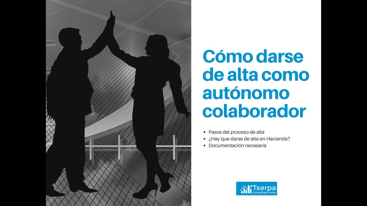 C&oacute;mo darse de alta como aut&oacute;nomo colaborador