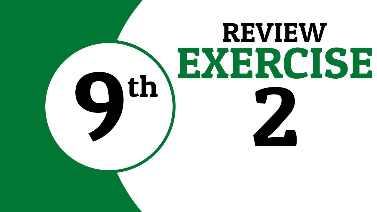 Review Exercise 2 | 9th Class Math | Waqas Nasir