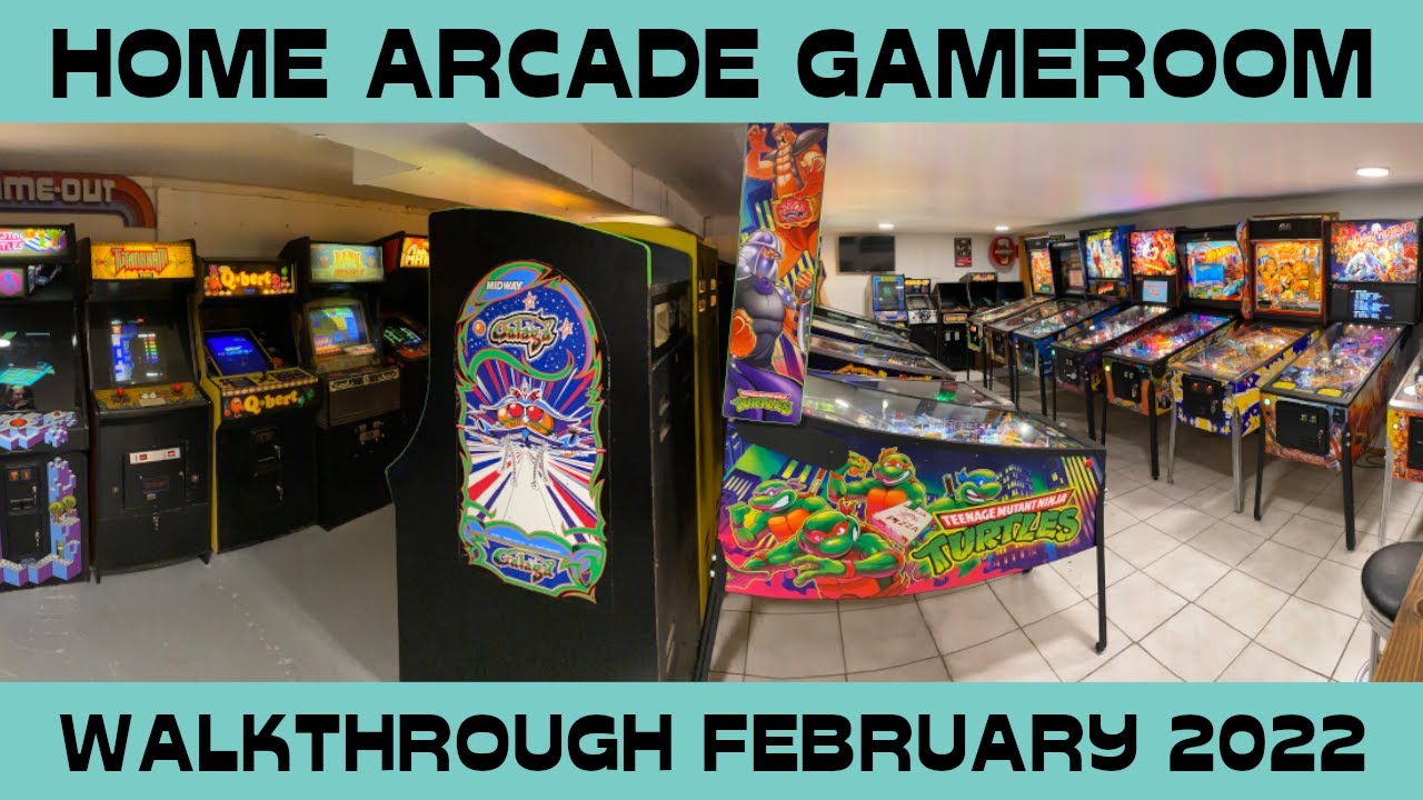 Basement Arcade Walkthrough - 2/5/2022 - Home game room
