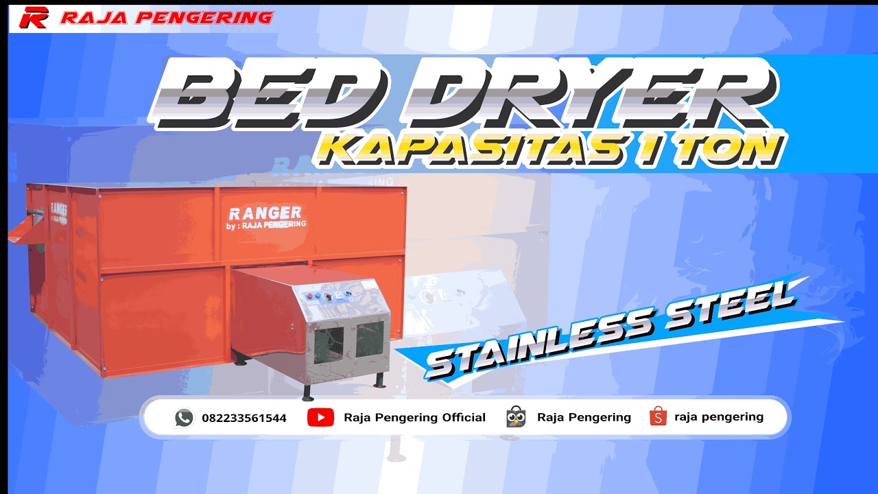 MESIN BED DRYER INI GAADA LAWAN BOSKU!PENGERING PADI, JAGUNG, DAN LAINNYA!!!