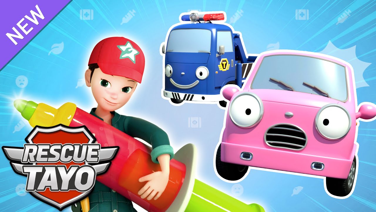 Blaues Rettungsteam! Spritzen machen Angst! | Tayo Rettungsteam | Tayo der Kleine Bus