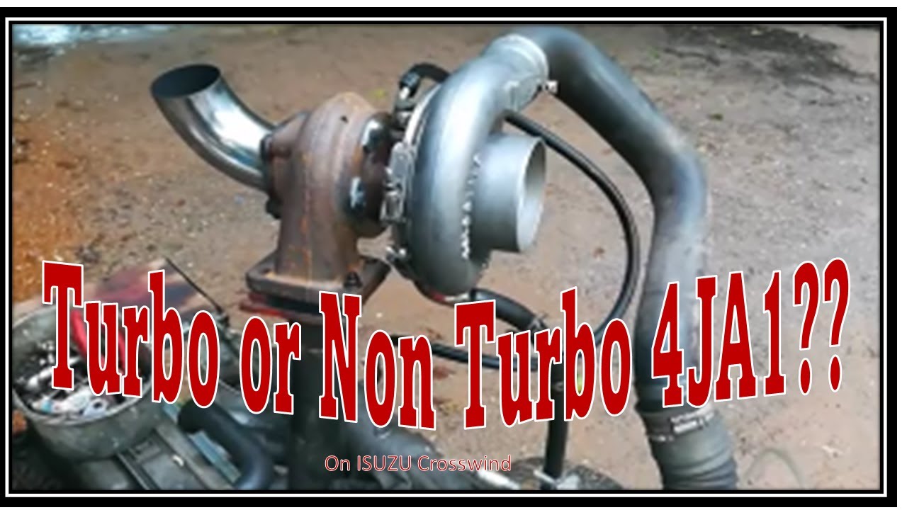 Turbo and Non Turbo 4JA1 on ISUZU Crosswind1