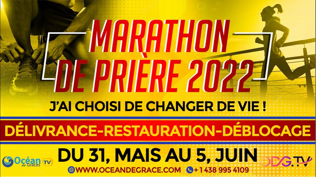 MARATHON DE PRIERE- Délivrance du Manteau occulte et de la mauvaise destinée ODGTV-Euloge Ekissi