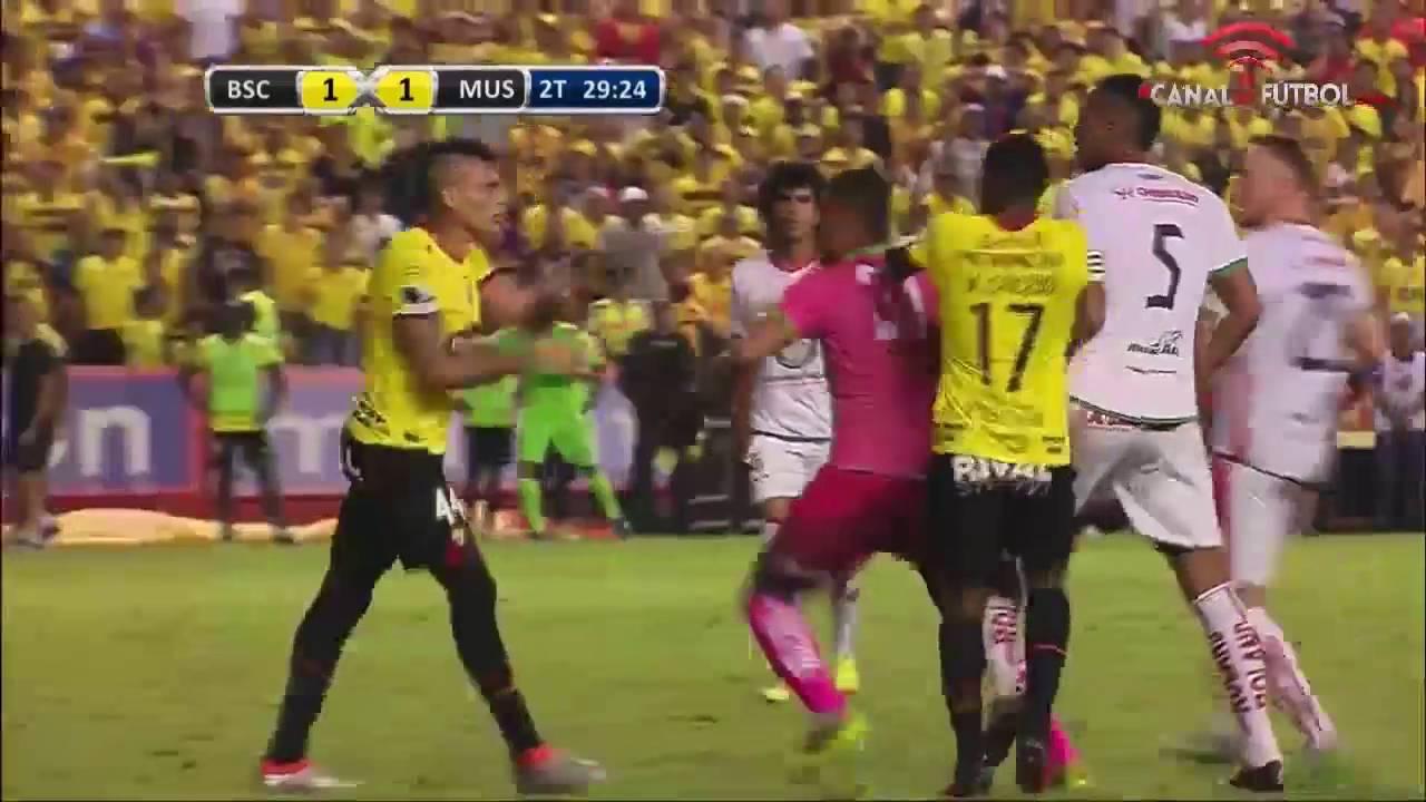 BARCELONA 3 MUSHUC RUNA 1 SEGUNDA ETAPA FECHA 2 CAMPEONATO NACIONAL 2016