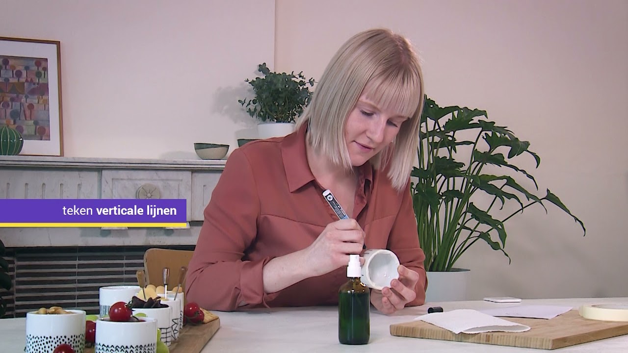 Ferm creatief - Servies decoreren met porseleinstift