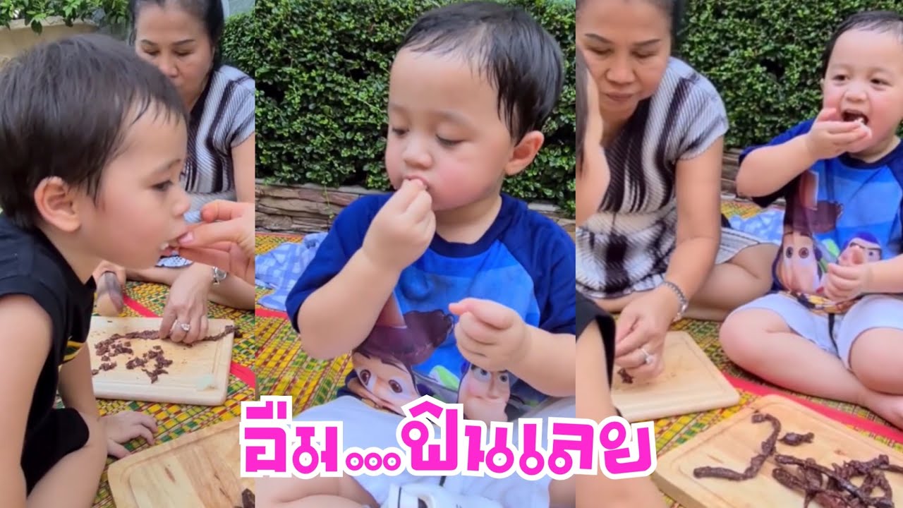 สายฟ้าพายุ || เนื้อกับข้าวเหนียว ของโปรด อื้มม..อร่อย 😋 ยุมีหยอกพี่สายด้วย น่ารักมากคับ