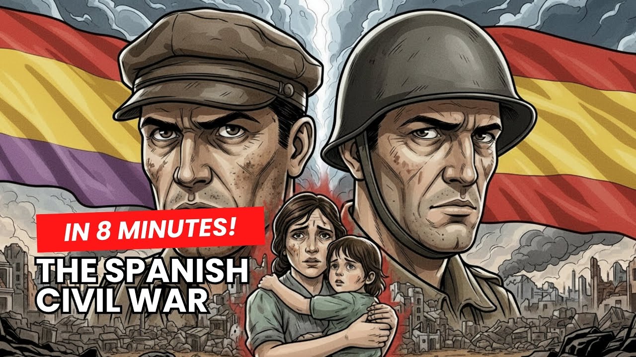 The Spanish Civil War Explained in Minutes – Causes, Conflict & Consequences
