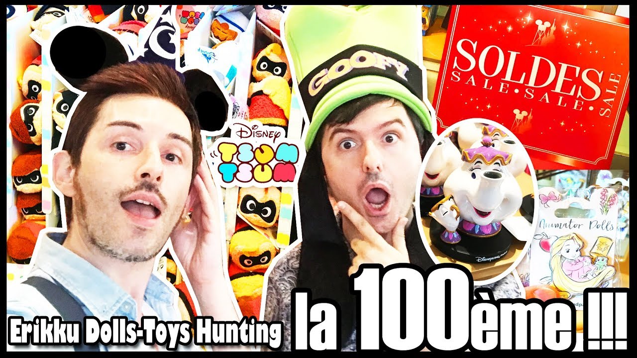 DOLLS-TOYS HUNTING LA 100EME !!!! A DISNEYLAND + HAUL !