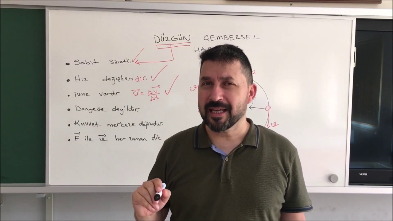 Düzgün Çembersel  Hareket 1 Temel Kavram ve Örnekler