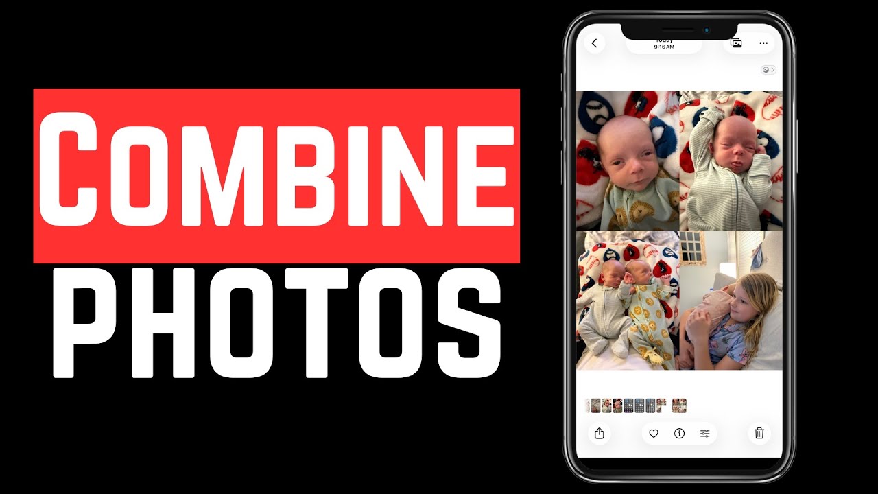 How To Combine Photos Together On iPhone   Full Guide