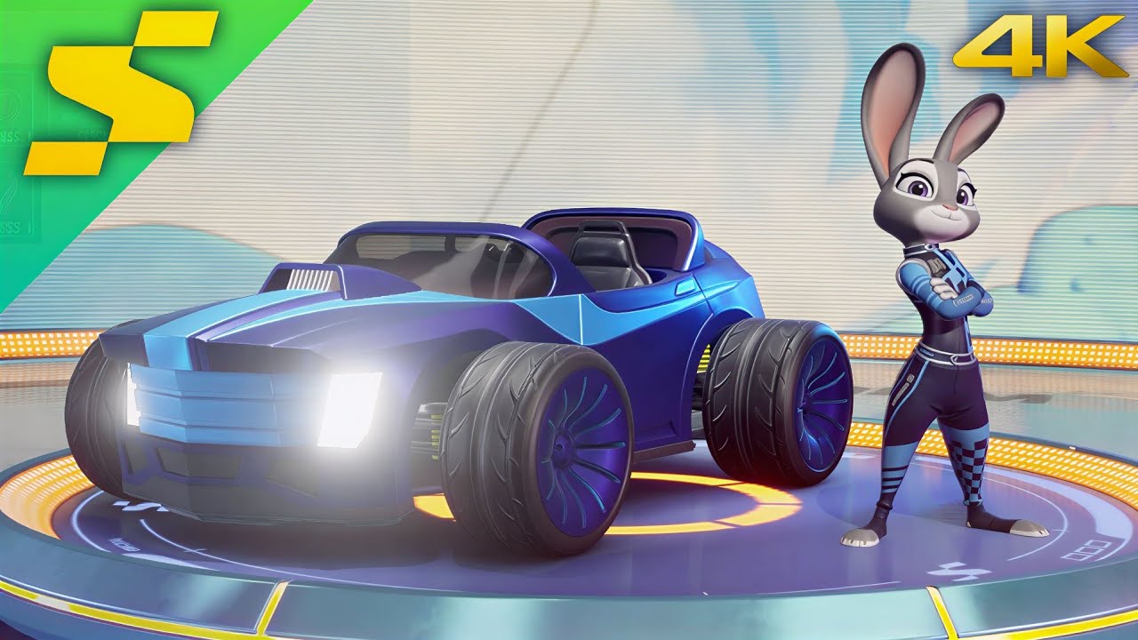 Disney Speedstorm Judy Hopps Gameplay and Unique Skill Showcase | 4K Season 17