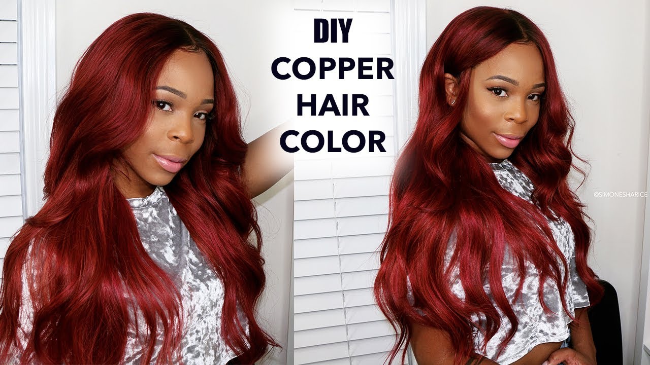 Easy Copper Hair and How I Dye My Frontal! \ SuperNovaHair