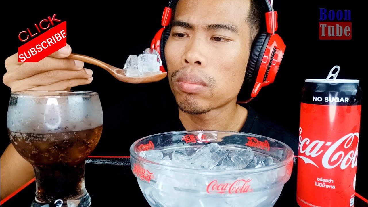 ASMR Drinking Coke Coca Cola -Sonic Ice - Extreme Crunchy | EP.327 I BoonTube
