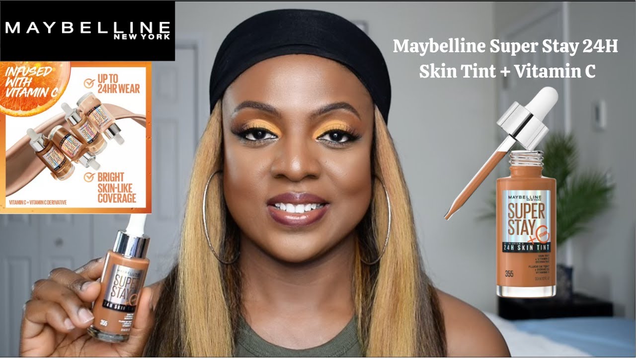 New Maybelline Super Stay 24H Skin Tint + Vitamin C | Review | Wear test