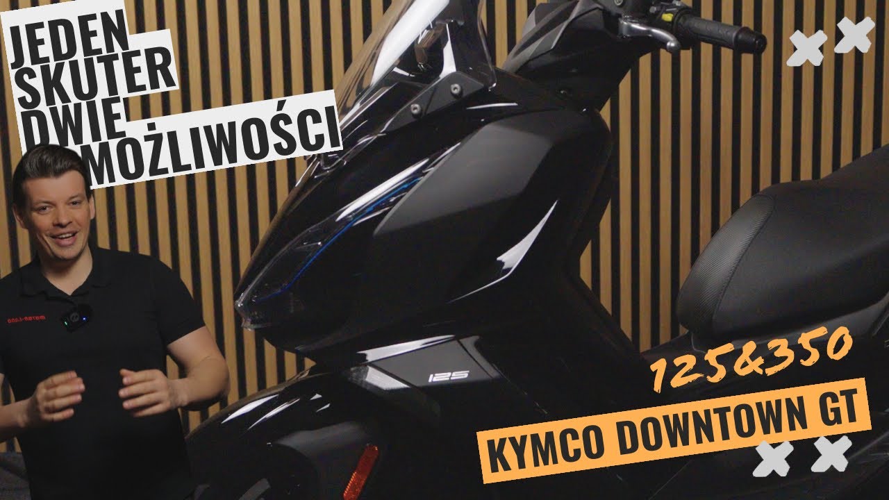 Legendarna trwałość w nowej odsłonie | KYMCO DOWNTOWN GT 125&350